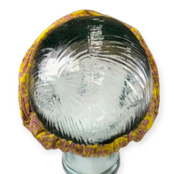 ZARA Bohemian Yellow Pink S/M Elastic Head Wrap - Picture 5 of 9